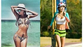 ▲劉葉琳因一則「50歲阿姨身材完爆18歲少女」的帖子走紅網絡。（圖／翻攝自劉葉琳IG）

