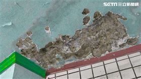 壁癌,漏水。（圖／記者陳韋帆攝影）