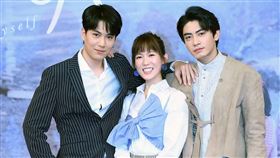 林子閎、孫可芳、宋柏緯出席《若是一個人》開播記者會（圖／華視提供）