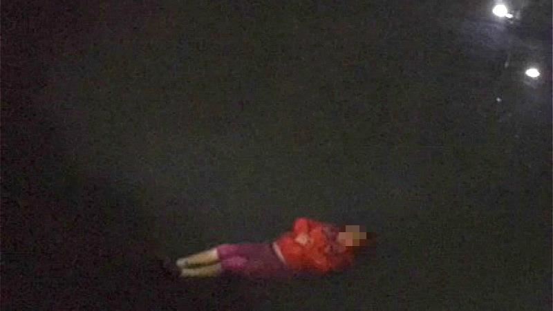 河邊驚見「紅衣漂浮女」　情侶嚇壞了