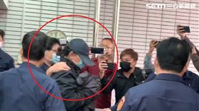 走密道發監避曝光「難如願」！秦偉紮馬尾發監　狼狽模樣曝（圖／翻攝畫面）