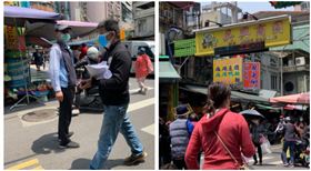 吳興商圈戴口罩