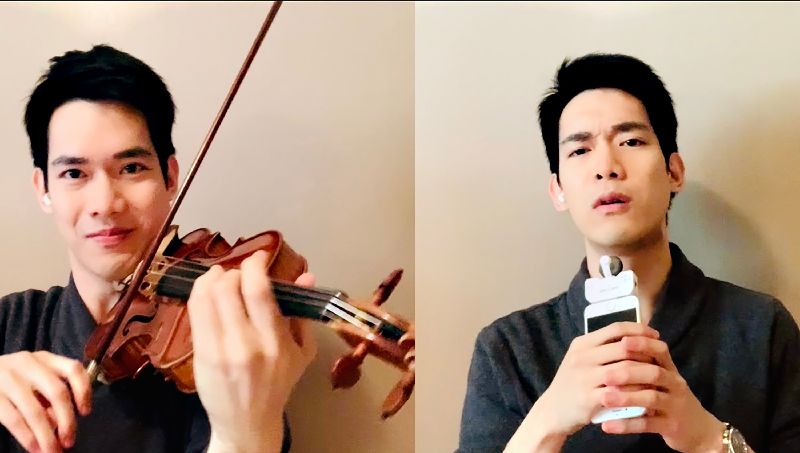防疫苦中作樂　小提琴家唱王力宏神曲