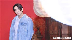 張傑接受三立新聞網專訪 記者林聖凱攝影