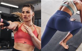 「UA Infinity 運動內衣緊身褲」。（圖／品牌提供）