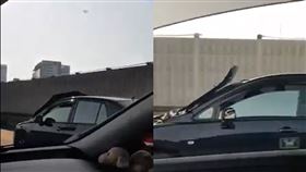 眼罩,引擎蓋,狂飆,環東大道,危險駕駛(翻攝自 網路)