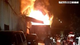 新店,家具工廠,火警　翻攝畫面