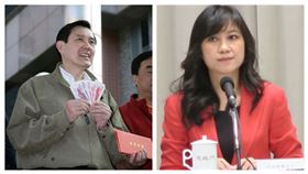 前總統馬英九，行政院發言人Kolas Yotaka。（組合圖／翻攝馬英九臉書，記者盧素梅攝）