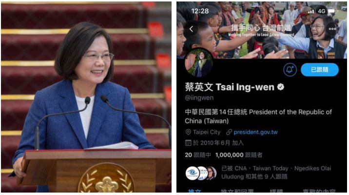 蔡英文推特破百萬…網淚謝泰國神助攻