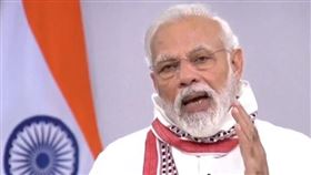 印度總理莫迪14日再宣布延長全國封鎖期到5月3日，呼籲民眾繼續待在家中。（圖取自facebook.com/narendramodi）