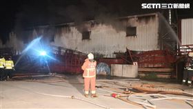 新店,家具工廠,火警　翻攝畫面