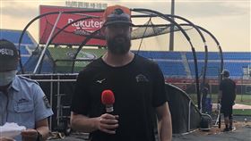 ▲統一獅隊洋投羅里奇（Josh Roenicke）（圖／記者黃泓哲攝影）