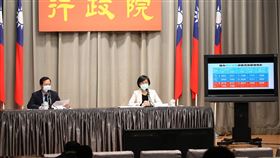 藝文產業受疫情衝擊　文化部說明紓困方案武漢肺炎（2019冠狀病毒疾病，COVID-19）疫情衝擊經濟，行政院15日舉行「紓困振興方案—藝文產業協助」記者會，政務委員龔明鑫（左）、文化部長鄭麗君（右）等人出席說明。中央社記者郭日曉攝　109年4月15日