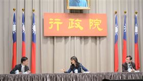 行政院會會後記者會。（圖／記者盧素梅攝影）