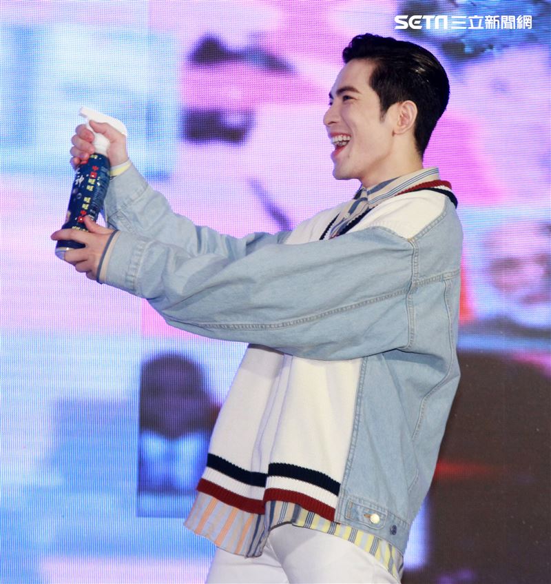 蕭敬騰出席水神公益活動。（記者邱榮吉/攝影）