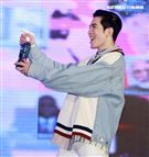 蕭敬騰出席水神公益活動。（記者邱榮吉/攝影）