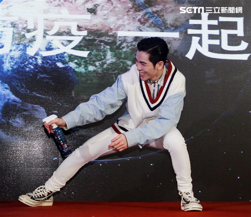 蕭敬騰出席水神公益活動。（記者邱榮吉/攝影）