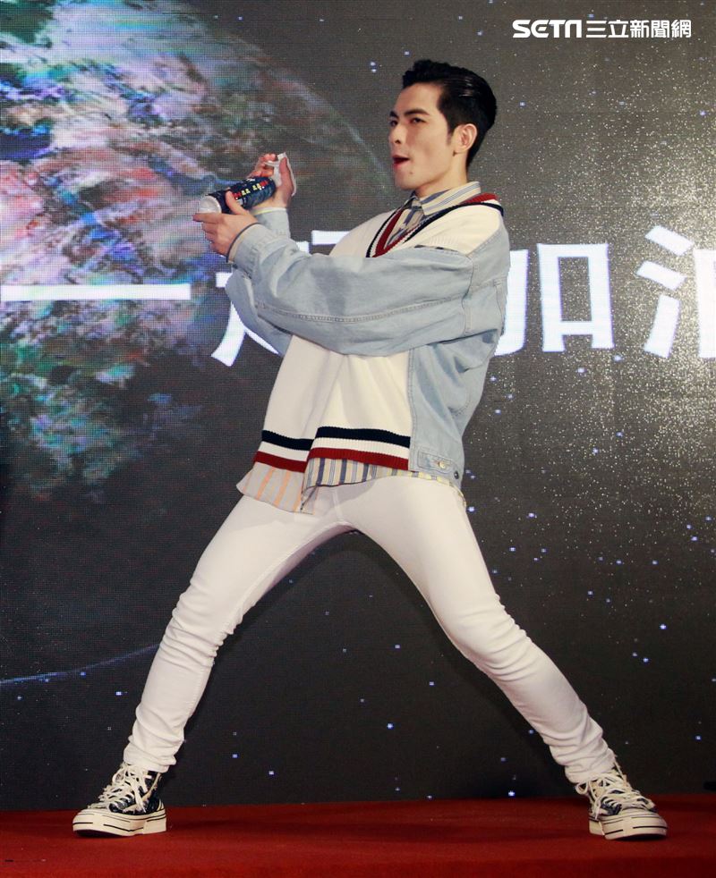 蕭敬騰出席水神公益活動。（記者邱榮吉/攝影）