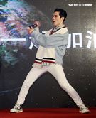 蕭敬騰出席水神公益活動。（記者邱榮吉/攝影）