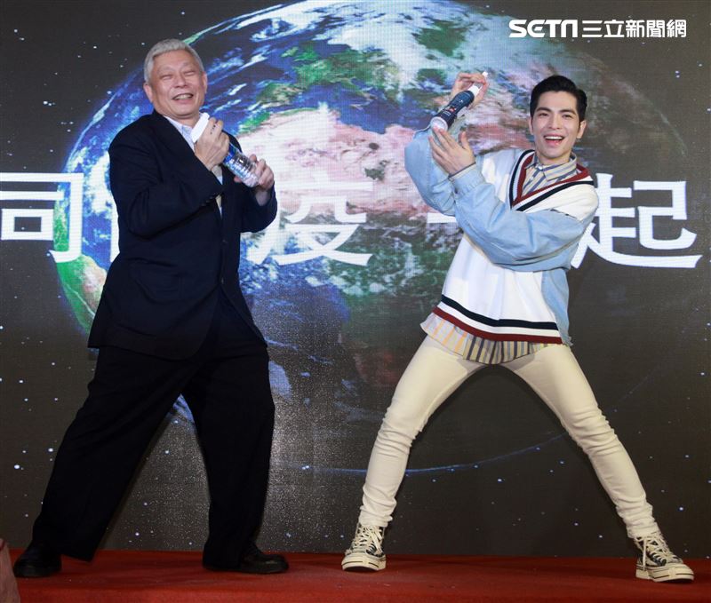 蕭敬騰出席水神公益活動。（記者邱榮吉/攝影）