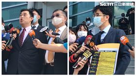 ▲罷免韓國瑜聲請暫時停止執行案，台北高等行政法院開庭，高榮志(右)、葉慶元(左)雙方律師團唇槍舌戰。（圖／記者楊佩琪攝）