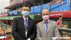 ELEVEN SPORTS邀請WBSC亞洲特派王雲慶擔任主播，搭檔球評熟悉台灣棒球的偉恩（Wayne McNeil）進行英文播報。（資料圖／記者王怡翔攝影）
