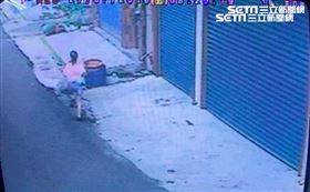 台南,女童,黑狗,狗追,猝死 翻攝畫面