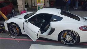 保時捷,公司車,外送員,車禍,新店