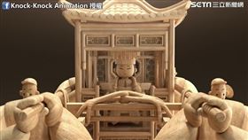 莊絢淳與黃宏翔合作出「媽祖巡福」。（圖／Knock-Knock Animation臉書授權）