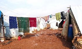 敘利亞西北部難民營地環境惡劣