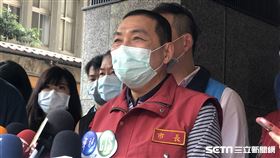 侯友宜 視察 黃石市場 防疫 (林恩如攝)