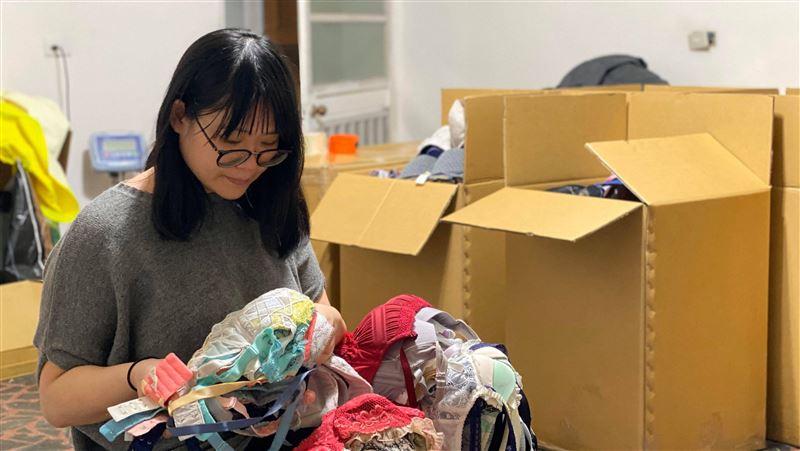 零接觸也能做公益　捐內衣幫助那女孩