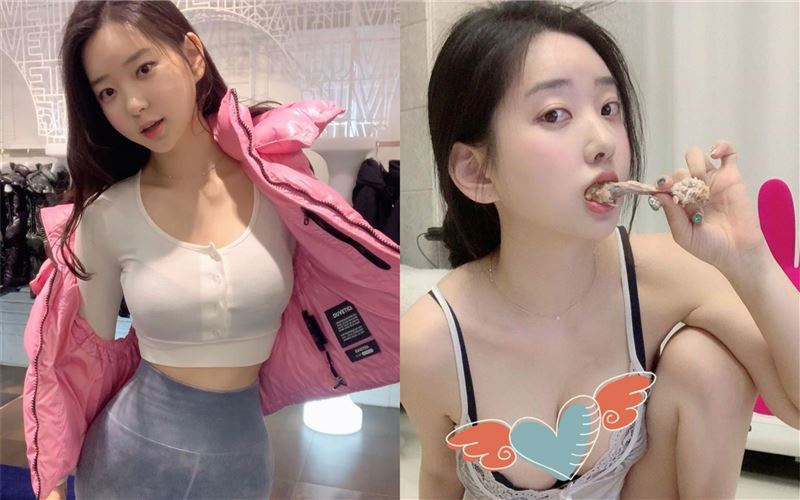 童顏人妻倒奶嗑炸雞　絕對領域被看光