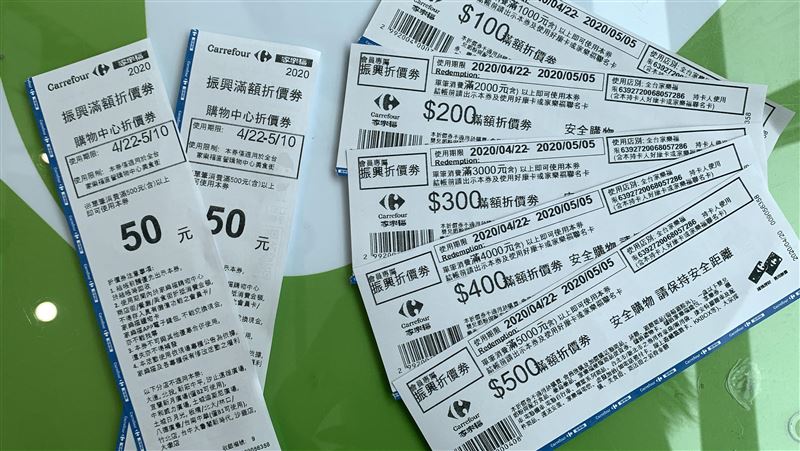 實測／家樂福振興券滿1萬6才能全抵