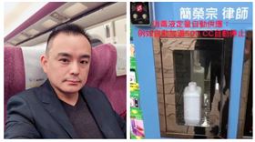 ▲簡榮宗免費設置「抗菌液取用機」。（圖／簡榮宗提供）