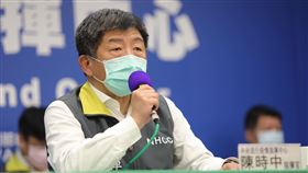 0418 CDC記者會 陳時中，張上淳，周志浩，國防部軍政副部長 張哲平