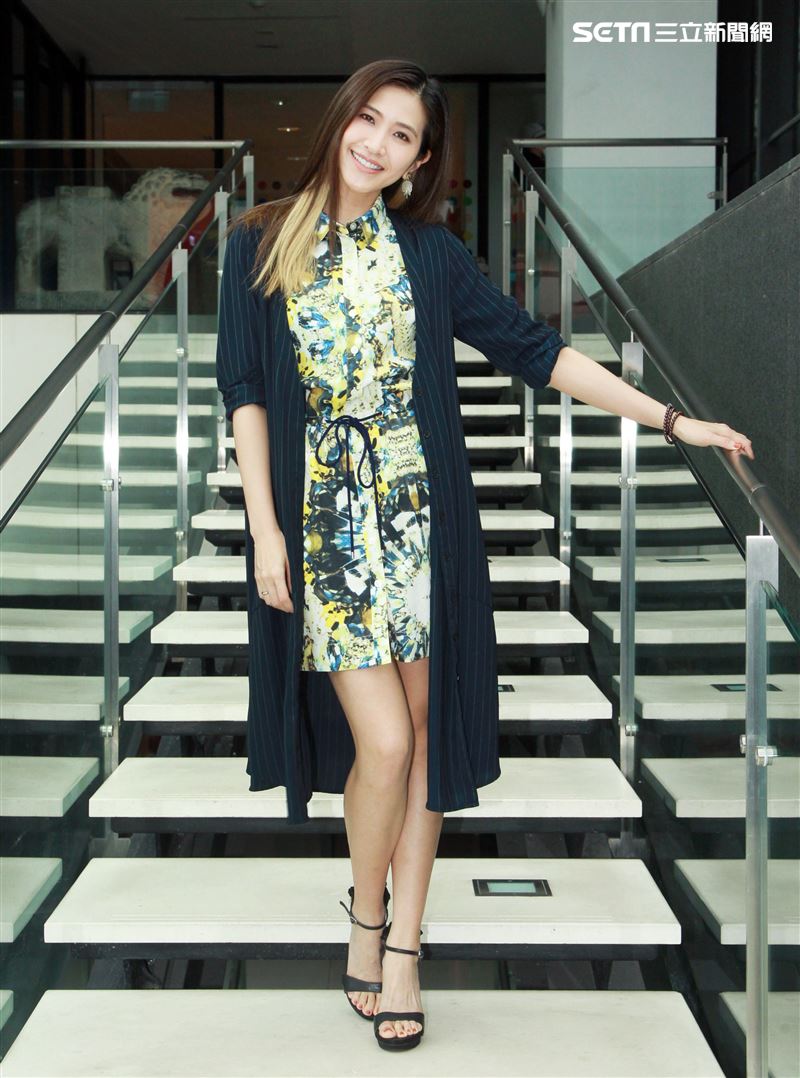 梁一貞三立新聞網專訪。（記者邱榮吉/攝影）