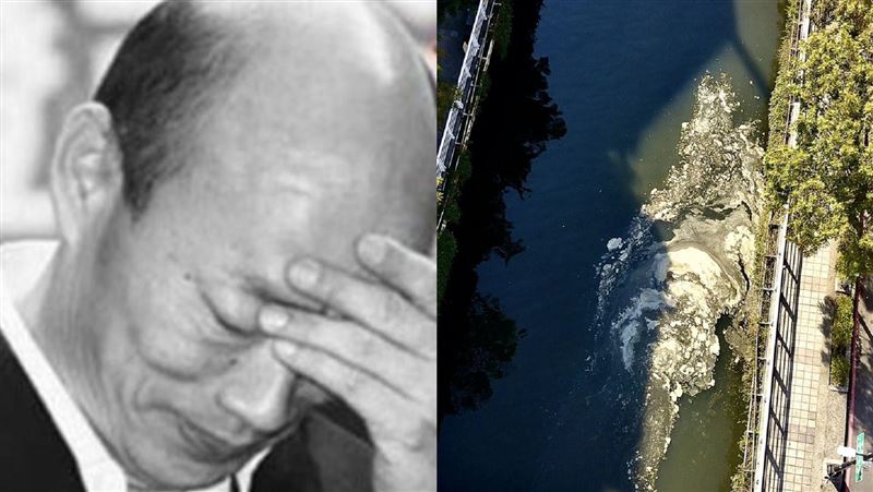 愛河支流飄臭擺爛　他：為救韓出手了