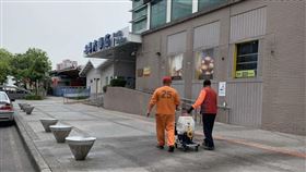 雲林確診官兵時間軸、足跡、斗六車站消毒、張麗善／雲縣府提供