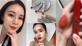 迪奧、亞曼尼唇膏。（圖／記者林芷卉攝影）