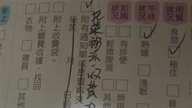 聯絡簿注意事項！師字太醜　家長無解急求救（圖／翻攝自爆廢公社）