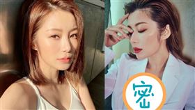 楊柳青在著白色西裝帥氣性感上陣。（圖／翻攝自wiyona IG）