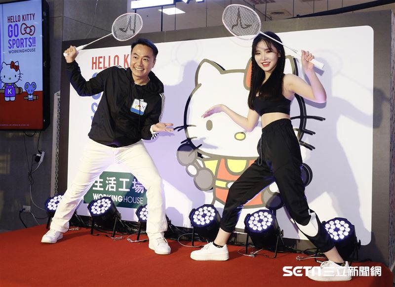 張克帆和王欣晨（Amanda）出席生活工場活動。（圖／記者林聖凱攝影）