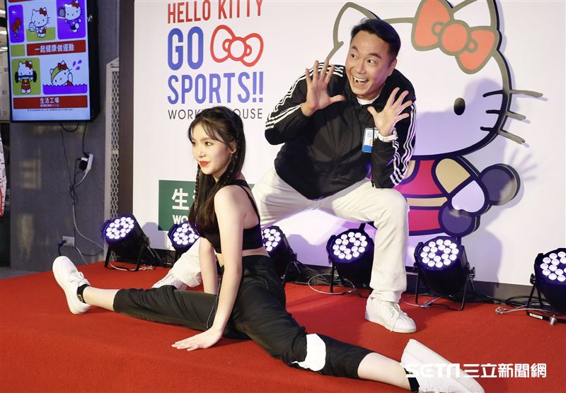 張克帆和王欣晨（Amanda）出席生活工場活動。（圖／記者林聖凱攝影）