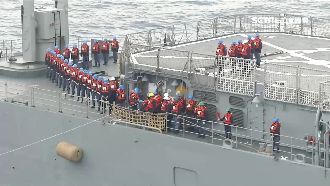 不只磐石艦！康定艦、岳飛艦也爆發燒