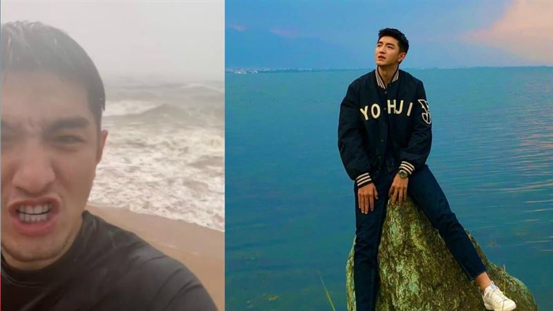 玩風帆突然狂風暴雨　男星險命喪大海