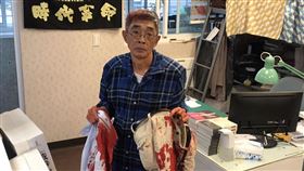 林榮基遭潑漆　記者李依璇攝影