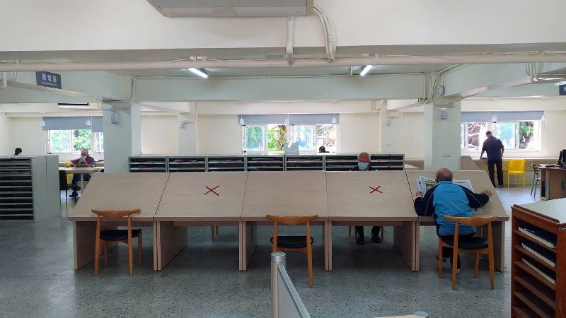 嘉市圖書館抗疫情　梅花座且提早休館