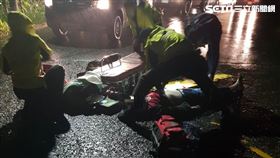 慈云溫泉,酒駕,自撞,安全帽,天雨路滑