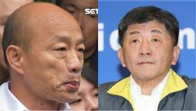 韓國瑜、陳時中（組合圖／記者林恩如攝影、資料照）